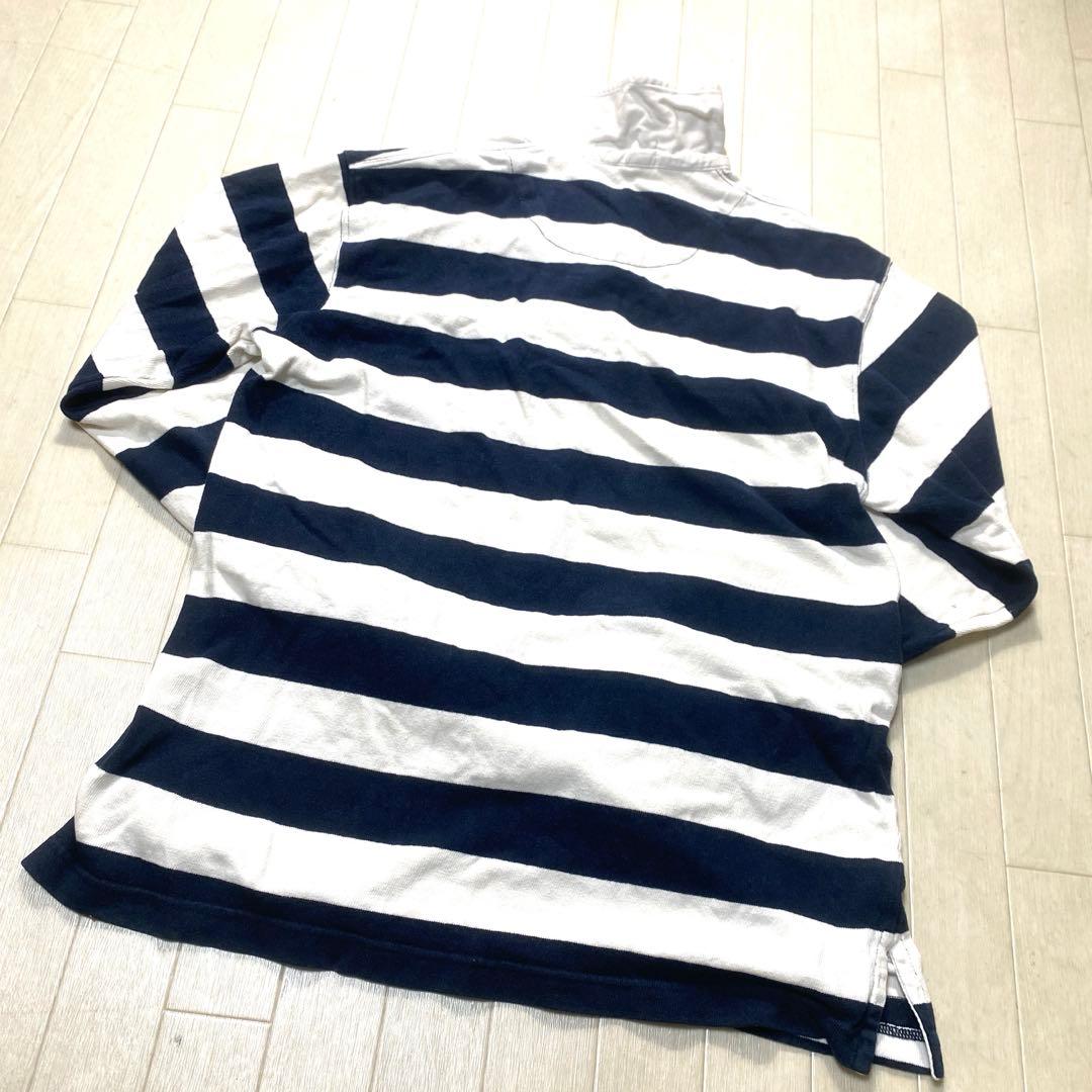 お16☆ POLO BY RALPH LAUREN ラグビーシャツ メンズ S