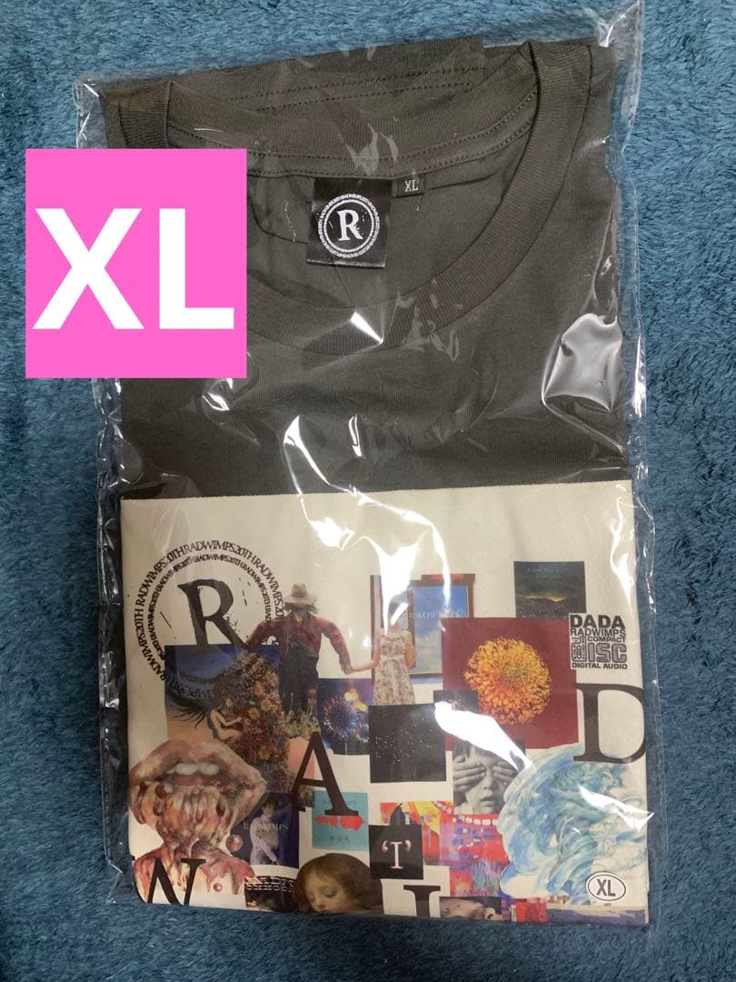 RADWIMPS 特別展 tee シングルジャケットコラージュ　XL