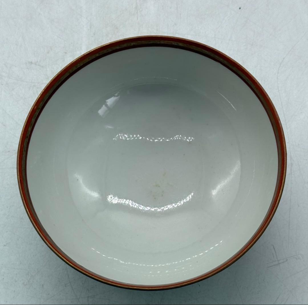 明治　極上　九谷　蓋茶碗①　九谷谷口造　送料込み250130