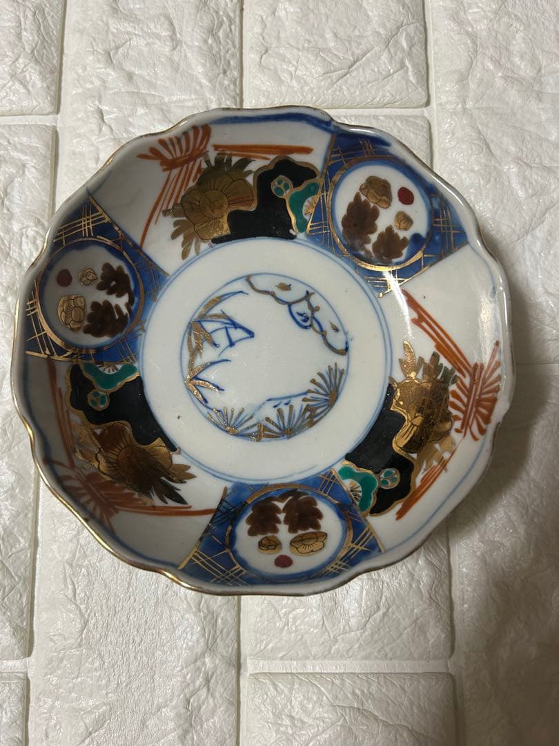 蔵出し　古伊万里　成果年製　なます皿　舟形さしみ皿　江戸時代