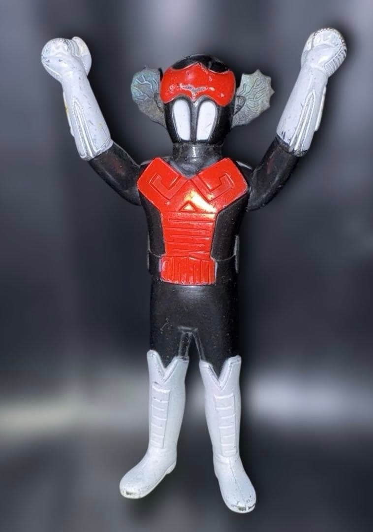 当時物 ソフビ　ブルマァクタカトク　アクマイザー3ザビタン約16cm石森章太郎