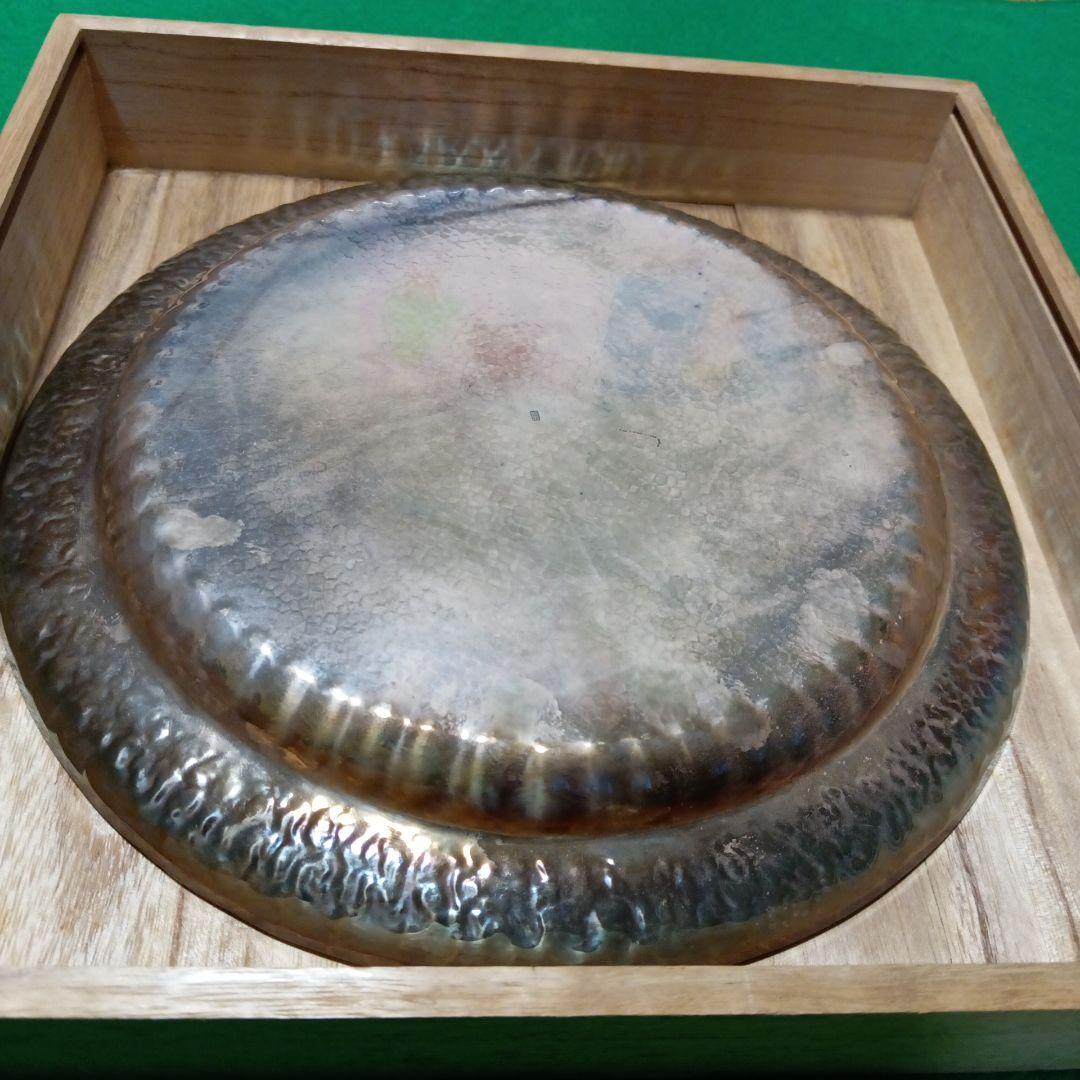 純銀製皿　 純銀保証　302g 木箱付き