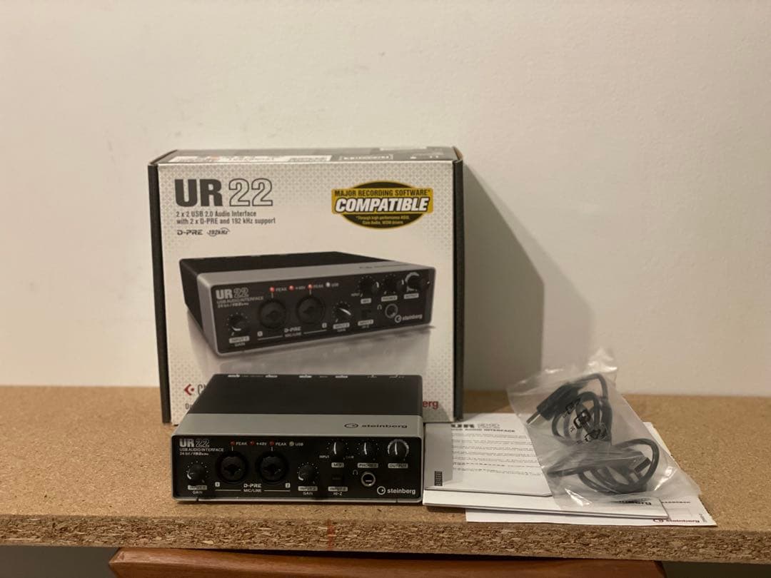 美品　Steinberg ur22 USB オーディオインターフェイス
