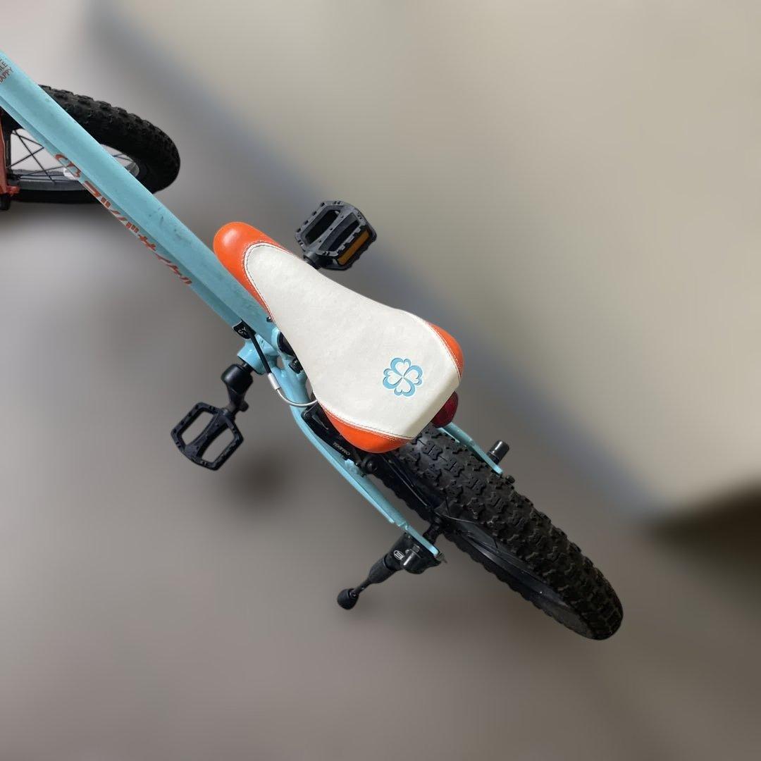 送料込み　ヨツバサイクル　ラムネブルー　18インチ