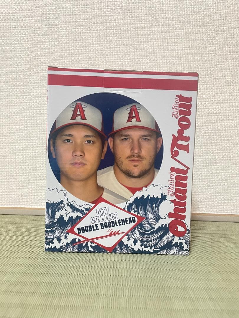 【新品未使用】大谷翔平・トラウト ボブルヘッド人形 2023年7月1日球場配布
