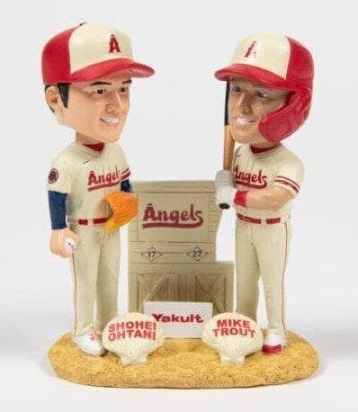 【新品未使用】大谷翔平・トラウト ボブルヘッド人形 2023年7月1日球場配布