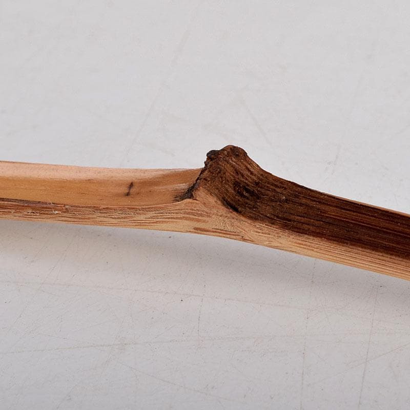 茶道具　宗春作　茶杓　銘「喫茶去」　大徳寺　柳生紹尚書付　共筒共箱　C　8903