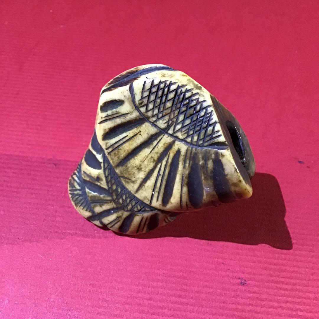 根付　日本ホンシュウ鹿角材質　　　　N6