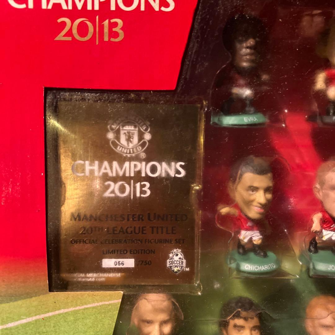 マンチェスター・ユナイテッド 20周年リーグタイトル記念フィギュア　チームセット