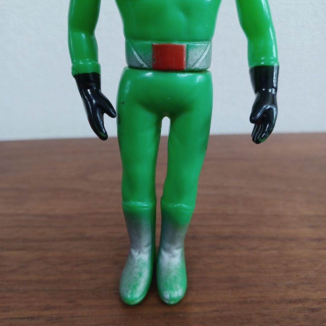 無版権　パチもの　サンダーマスク ソフビフィギュア