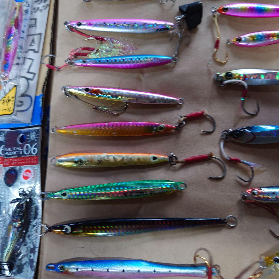 ショアジギングを引退します！メタルジグ、ミノープラグやその他セットで処分！