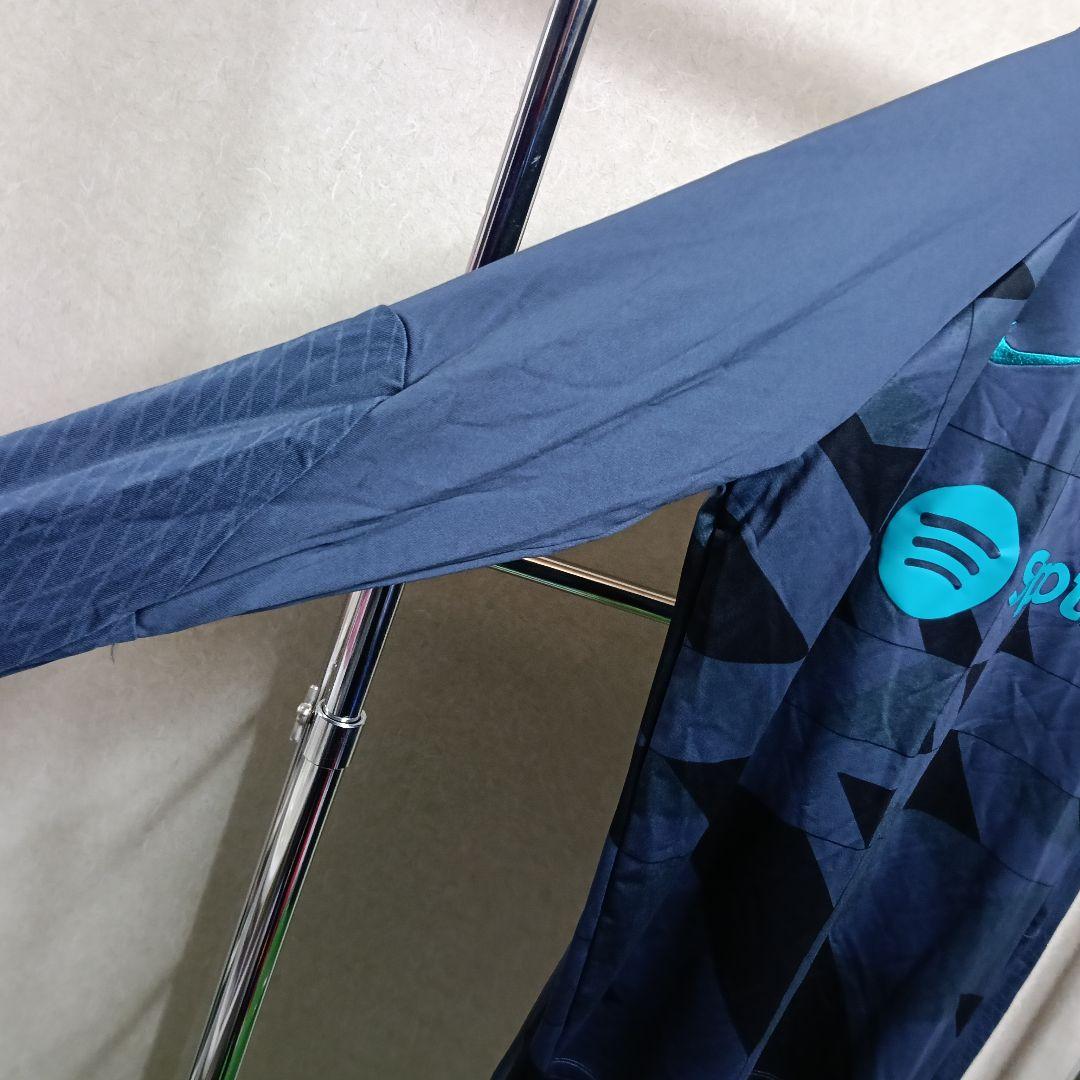 バルセロナ 23-24 1/4ジップ ストライクプレマッチシャツ ネイビーブルー