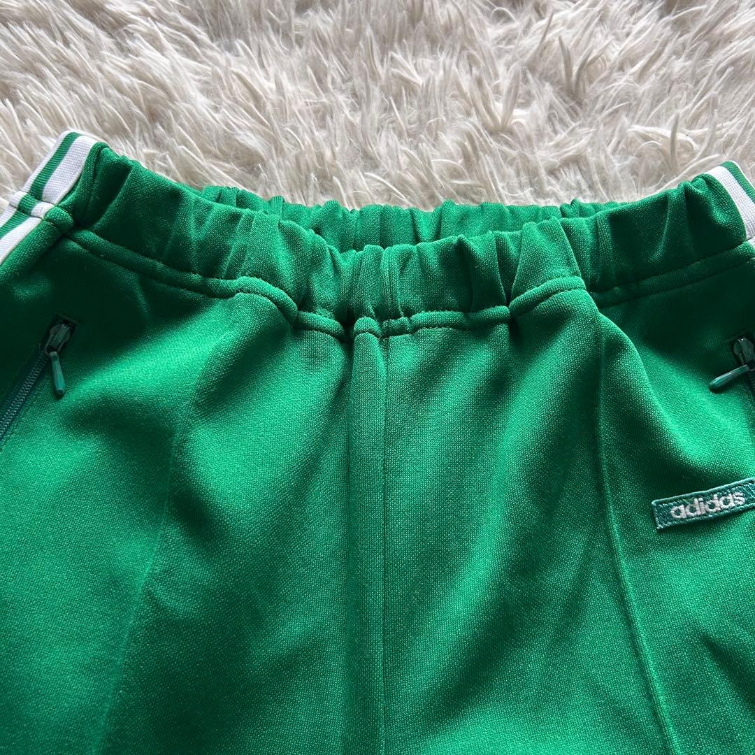 希少　70s アディダス 西ドイツ製 トラックパンツ 緑 5 デサント