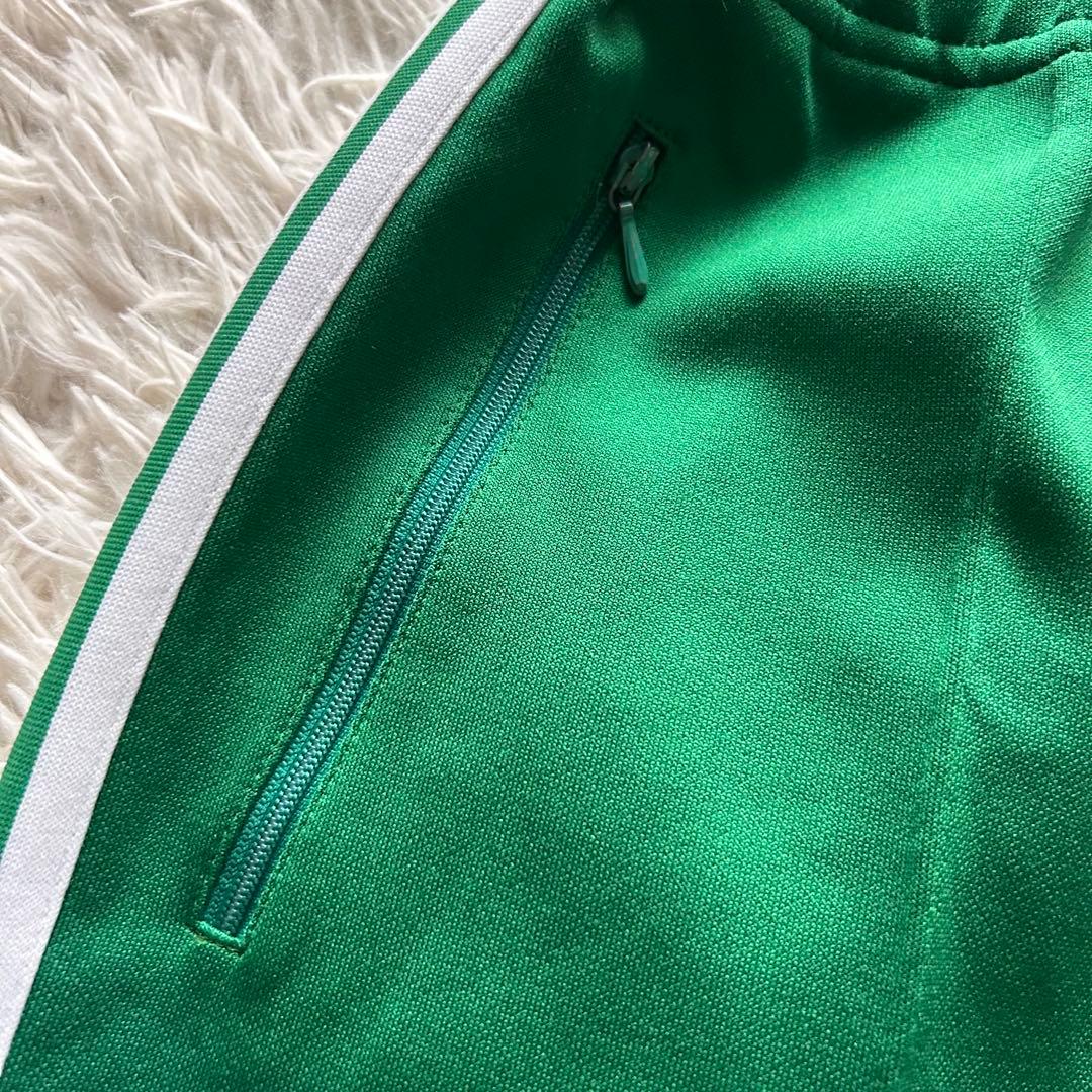 希少　70s アディダス 西ドイツ製 トラックパンツ 緑 5 デサント