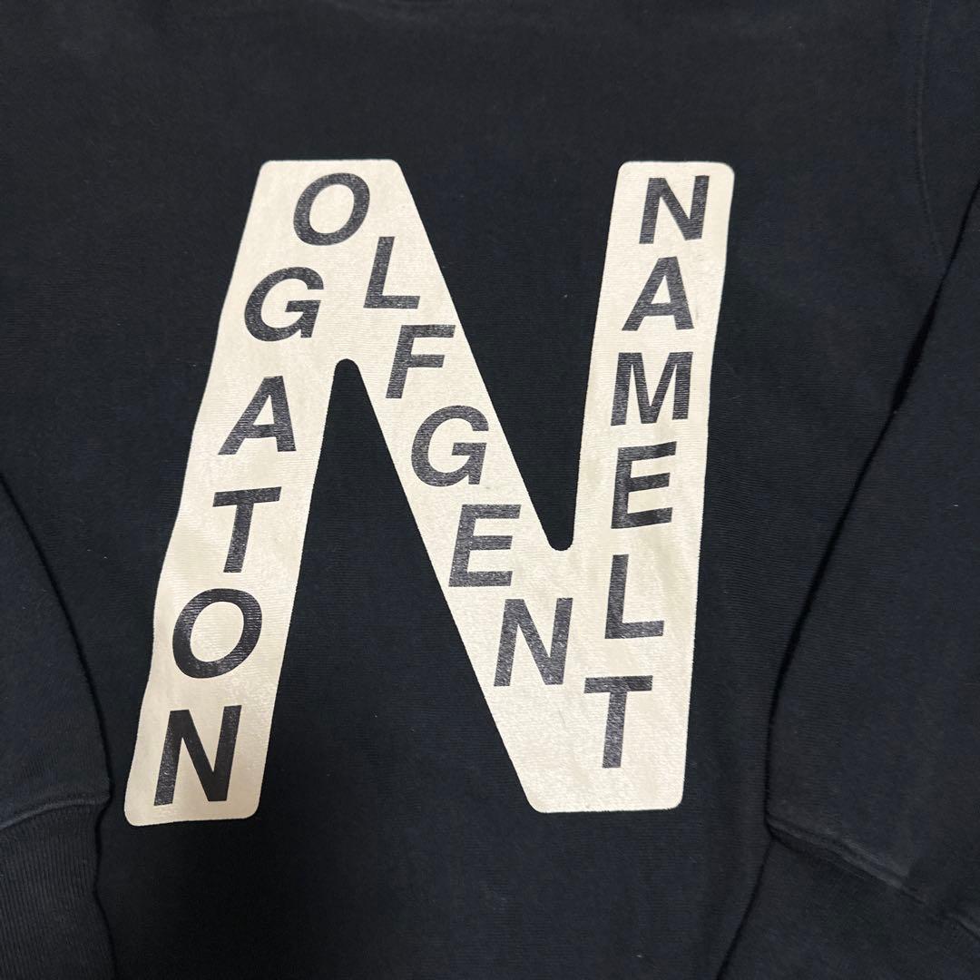 廃盤キャプテンズヘルムゴルフCph/Golf ロゴ入り ブラックスウェットシャツ