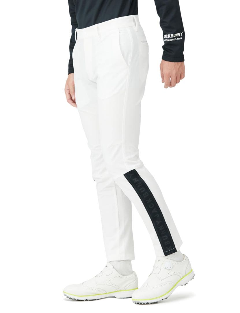 ジャックバニー 2WAY ドビーストレッチ メンズ ロングパンツ ホワイト 5