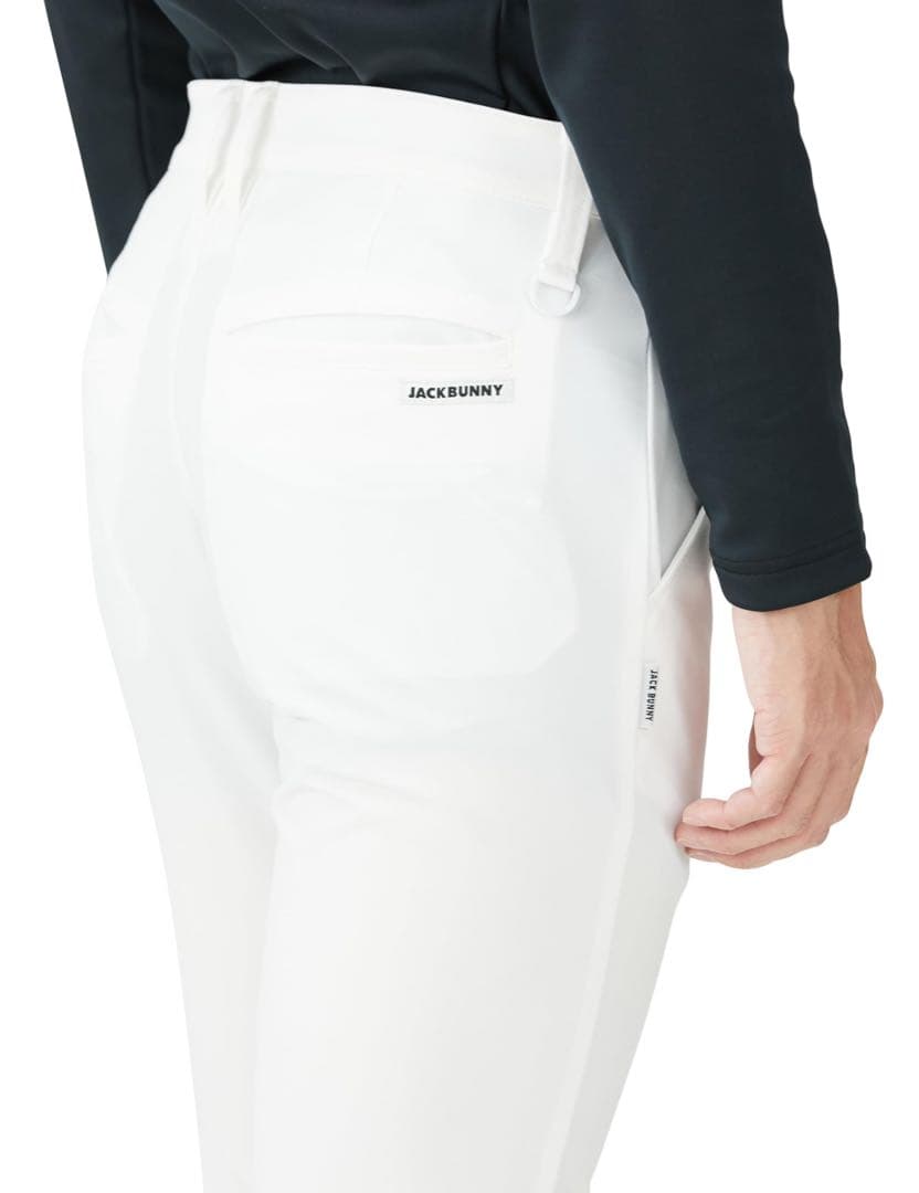ジャックバニー 2WAY ドビーストレッチ メンズ ロングパンツ ホワイト 5