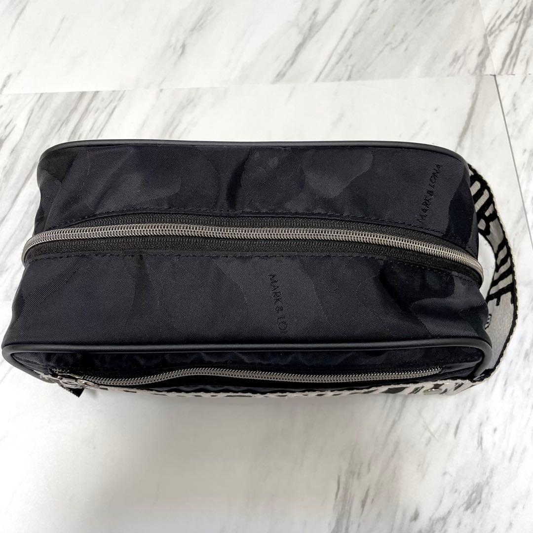 極美品⭐️マークアンドロナ カートバッグ ポーチ スカルプレート カモフラ 黒