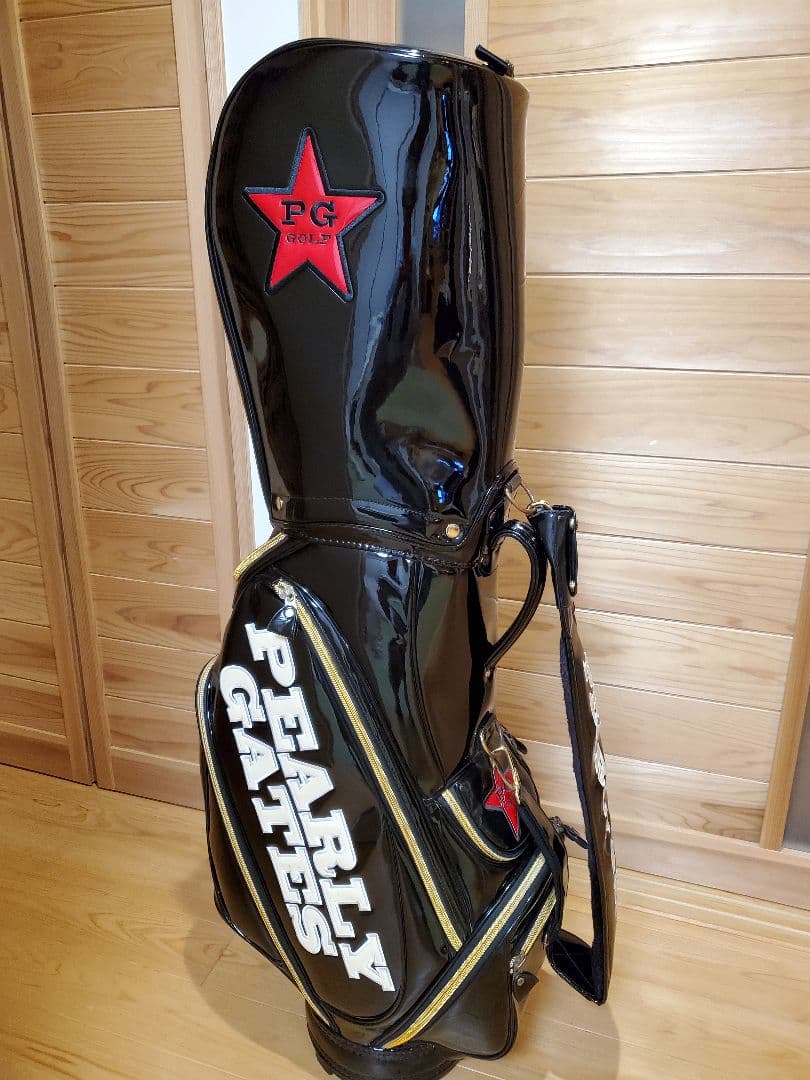 PEARLY　GATES　ゴルフバッグ　キャディバッグ ブラック　美品
