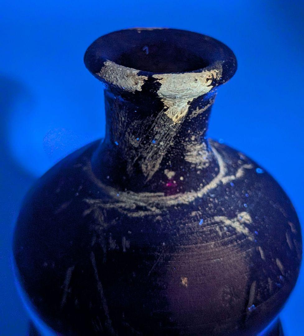 江戸末期 古備前 三方徳利 合箱合布 人形徳利 とっくり 一輪挿し花入 備前焼