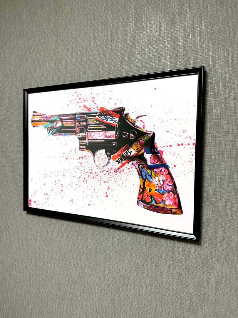 No.160フレーム付きキャンバスアート　ブランドアートポスター　ストリート絵画