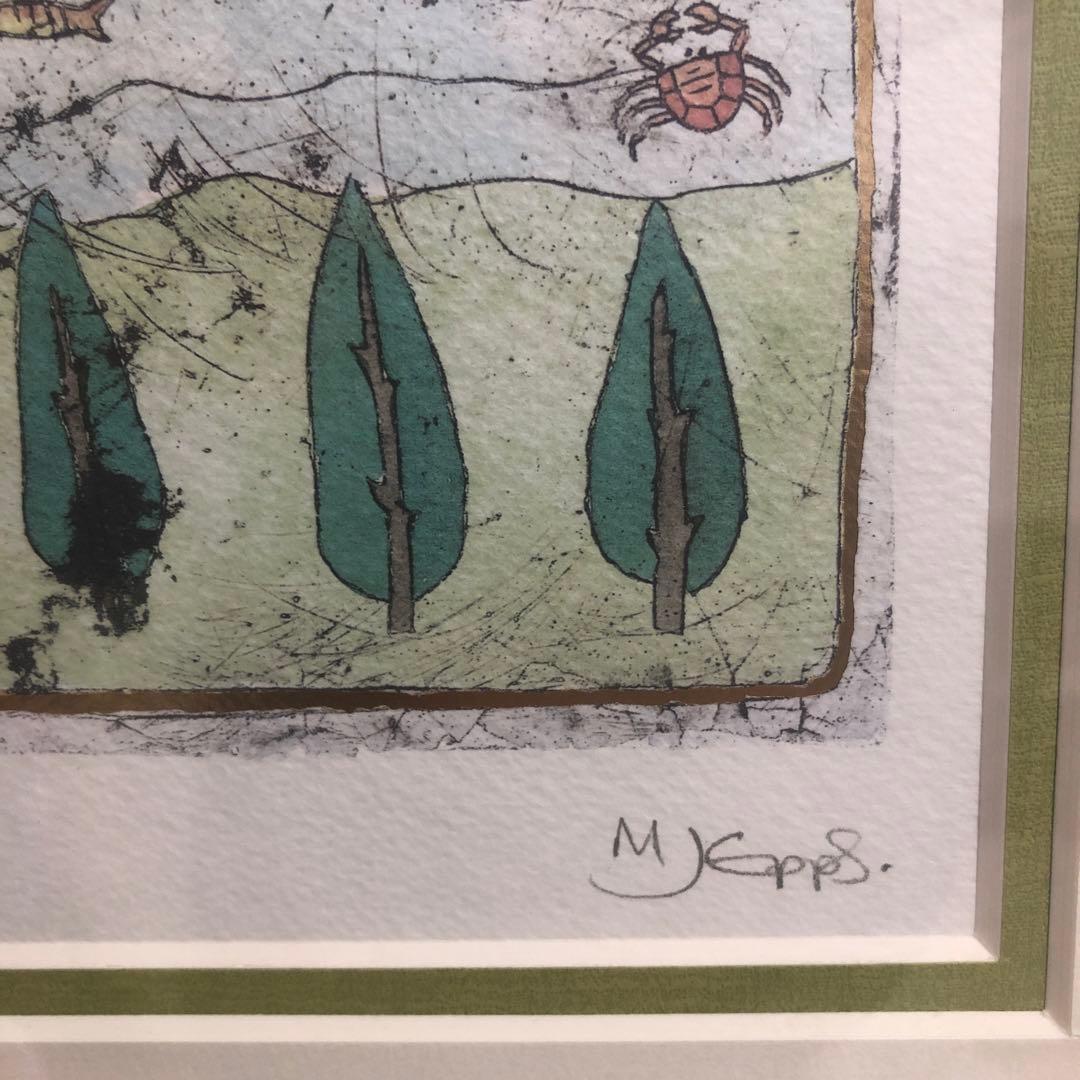 メラニーエップス　家路　版画 270/800