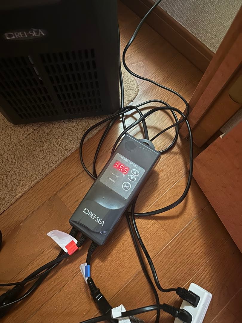 美品　レイシークーラー180EXA + サーモコントローラーセット