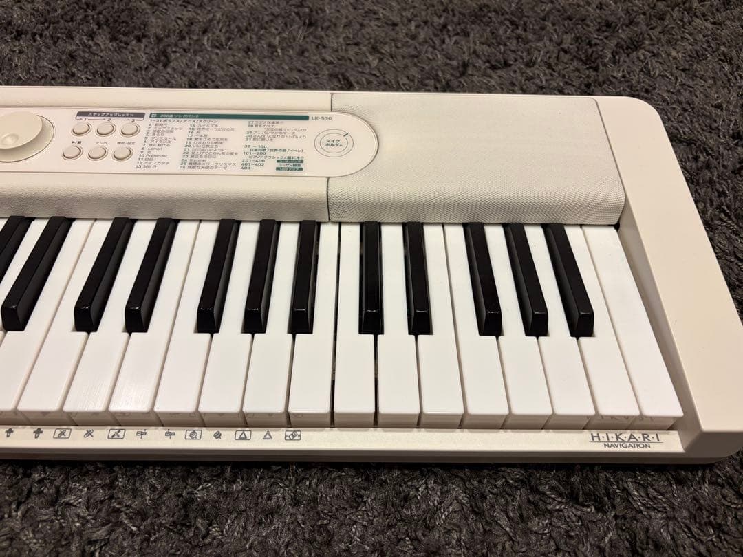 【超美品】CASIO LK-530光ナビゲーションCasiotone2025年製