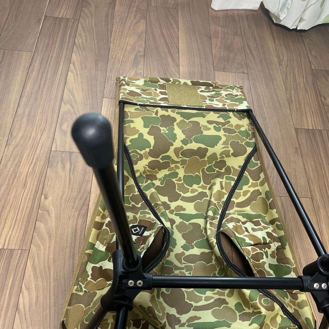 ヘリノックス　タクティカルサンセットチェア　ダックハンターカモ