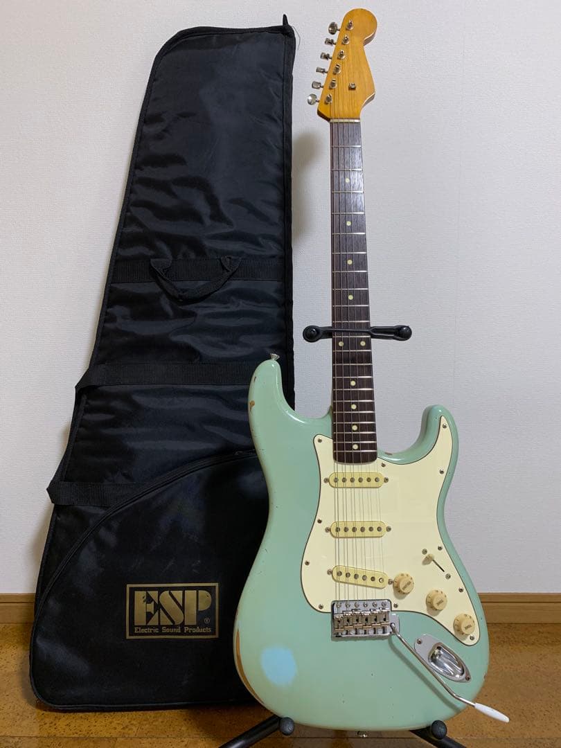 ギター EDWARDS E-SE-108R / LT Surf Green