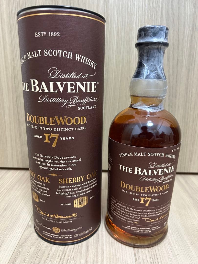 (値下げ)THE BALVENIE DOUBLEWOOD 17年 700ml