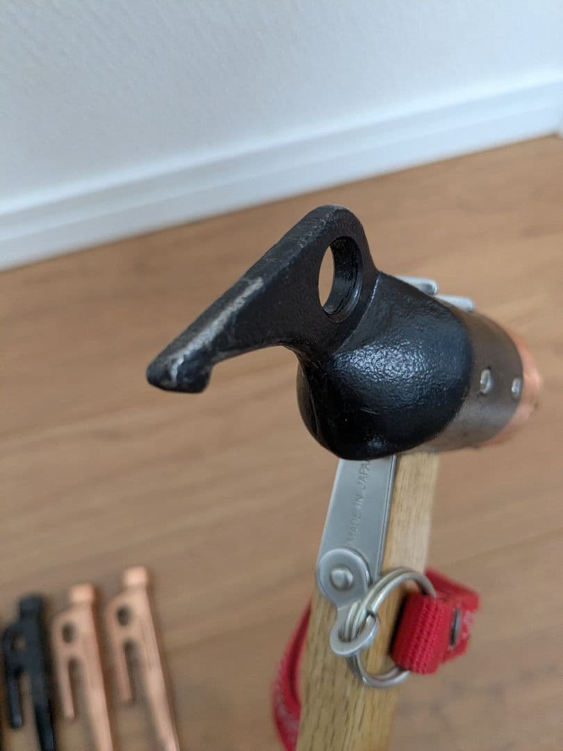 スノーピーク　ペグ10本＆ペグハンマーセット　ペグケース付き