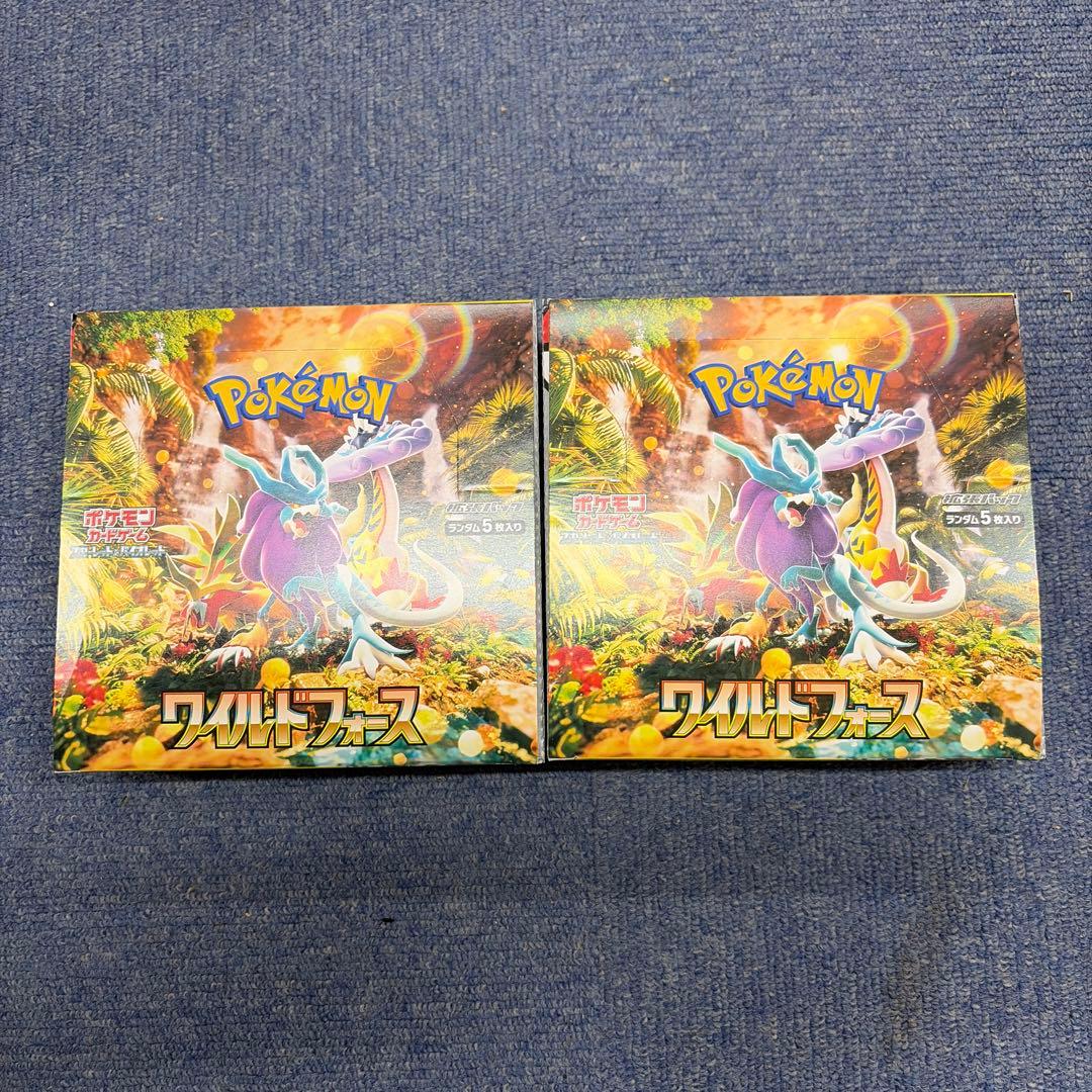 ポケモンカードゲーム ワイルドフォース　1ボックス　シュリンク無し