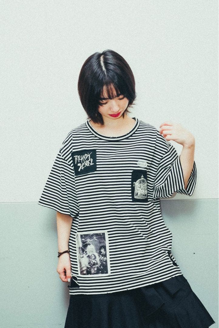 ブランデー戦記 BRANDY SENKI 3周年 ボーダー tシャツ