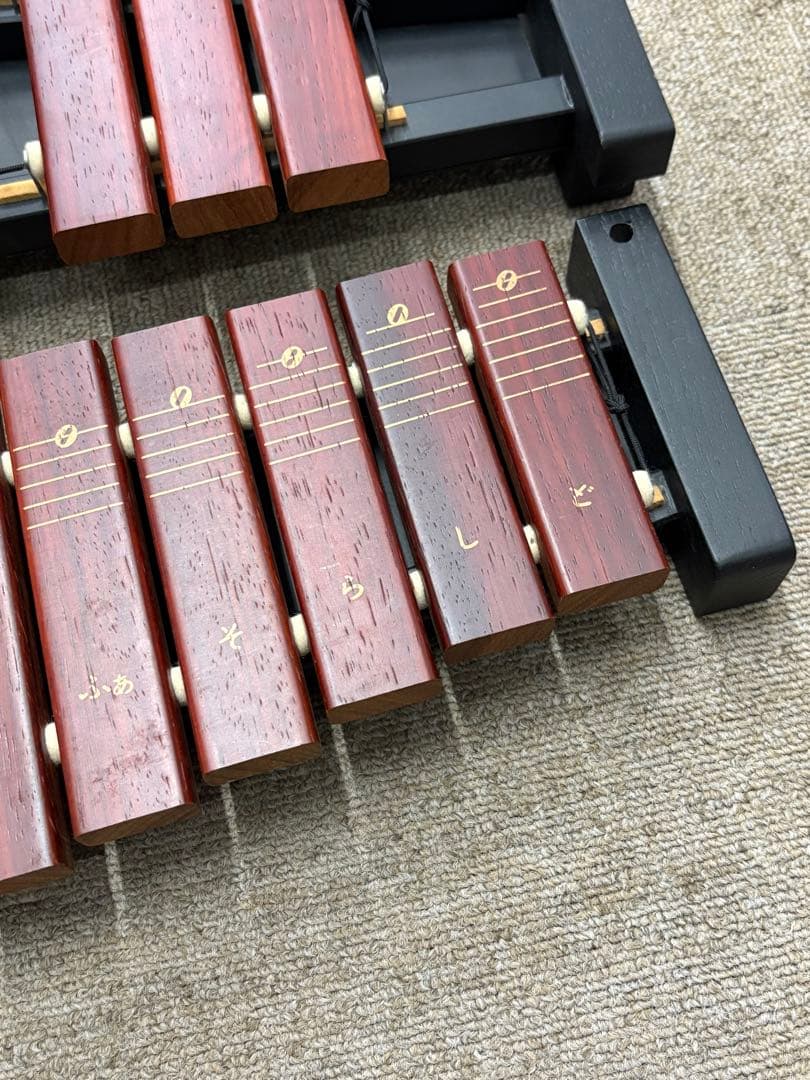 極美品 Zen-on ゼンオン シロフォン ZX-32P 木琴 バチ付 純正品