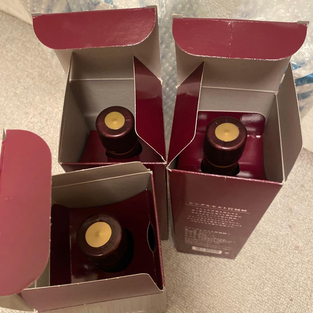 宮城峡　700ml 箱入り　3本　　正規品　　　大丸百貨店購入