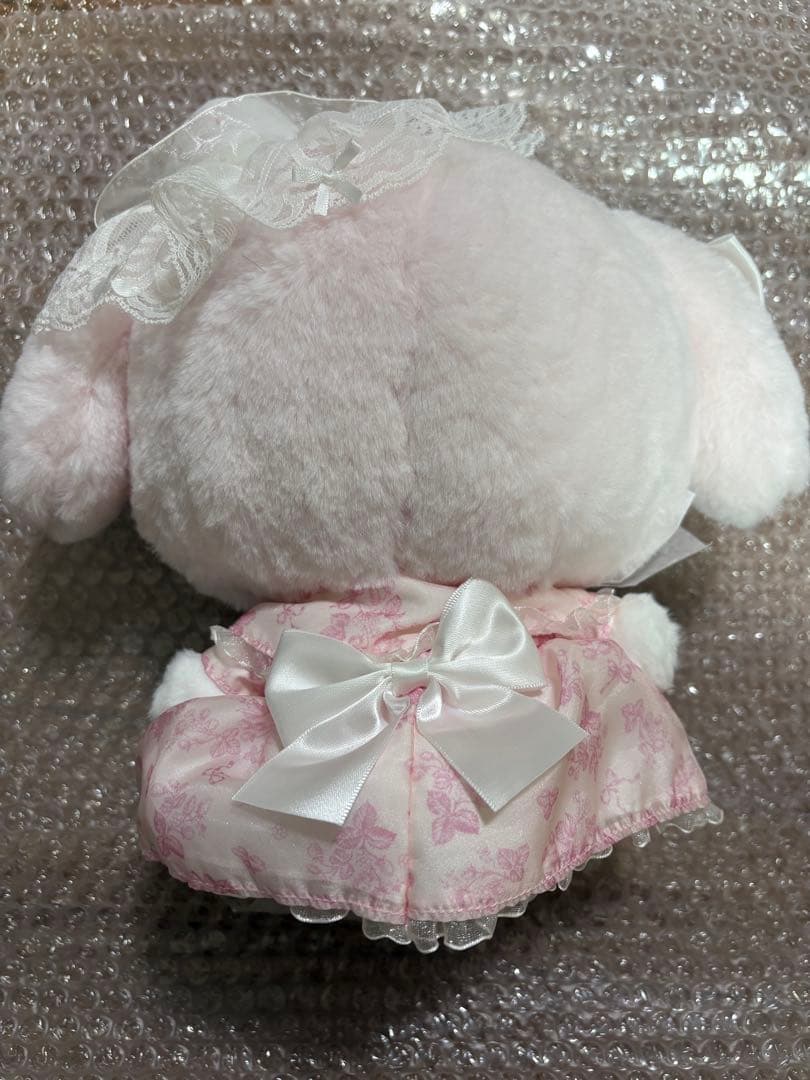 マイメロディ　白いちごのティータイム　ぬいぐるみ　白苺　バースデー　マスコット