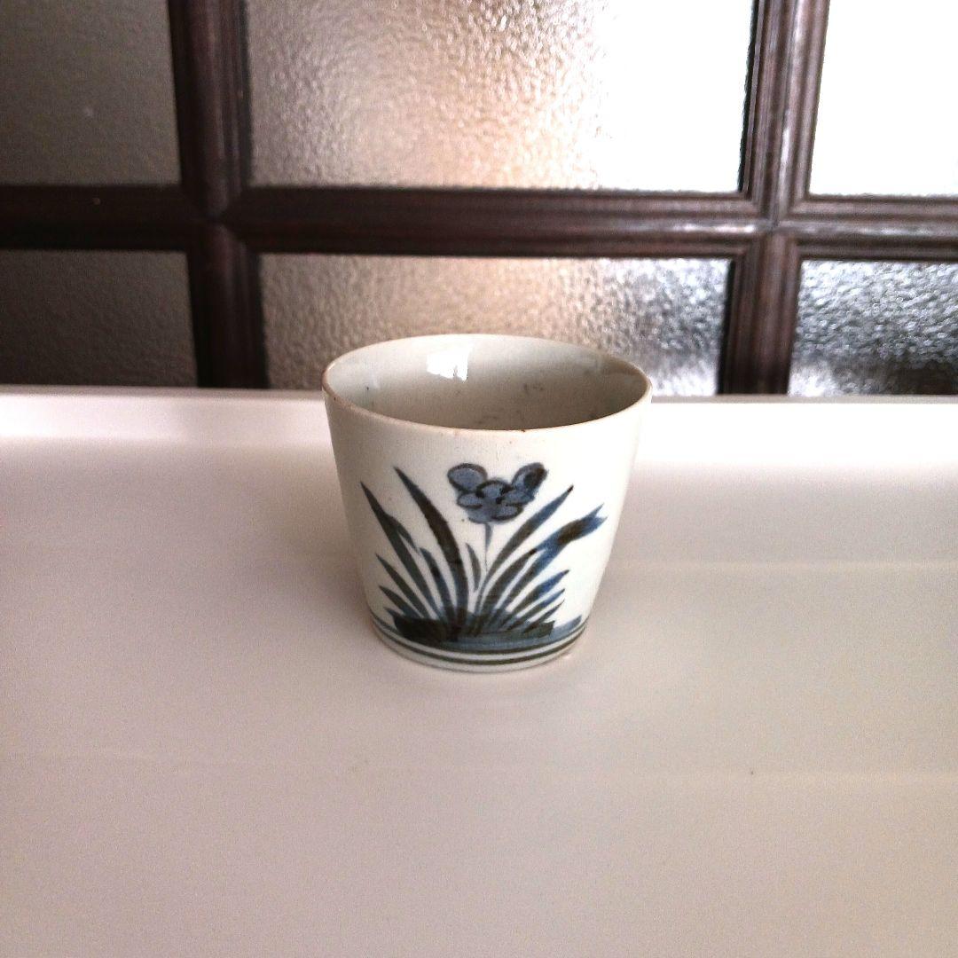 古伊万里　並びあやめ　　　　宝暦1750年