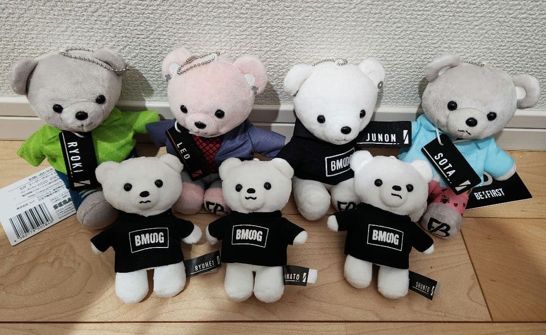 BE:FIRST くま　7体セット+銀テープ