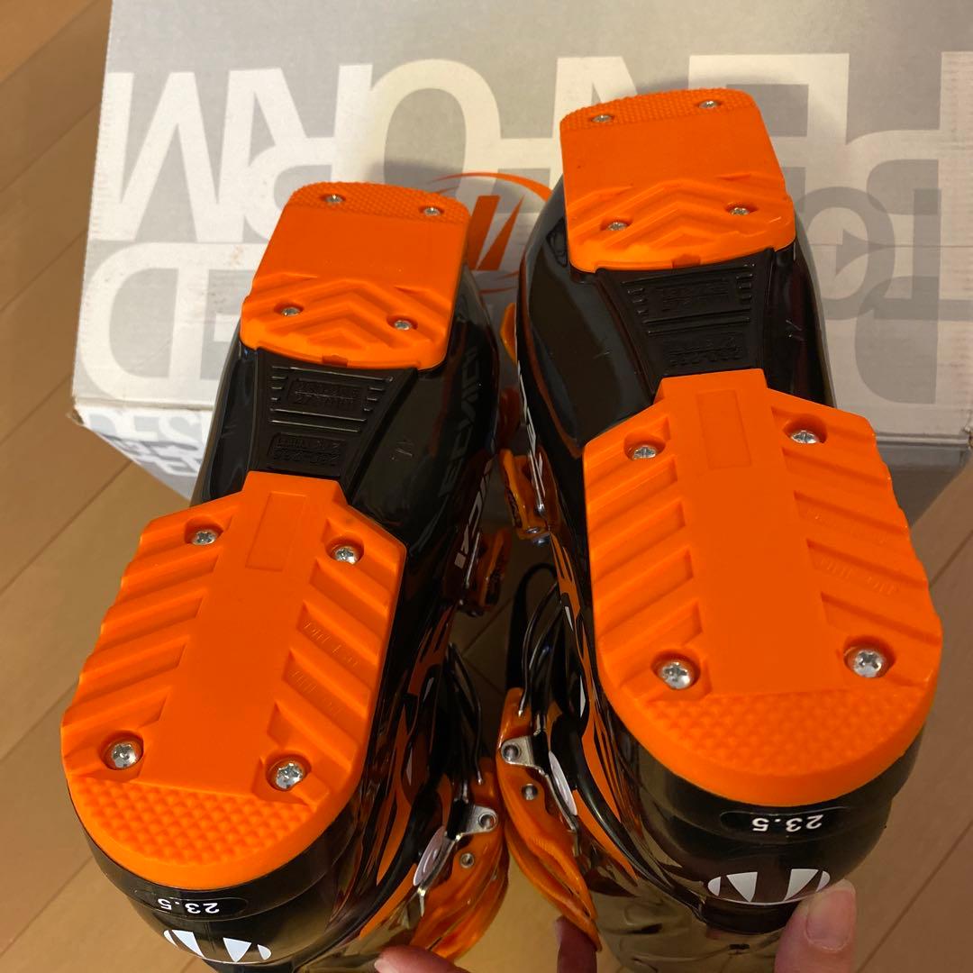 TECNICA スキーブーツ 23.5 ブラック/オレンジ　子供用　女性用