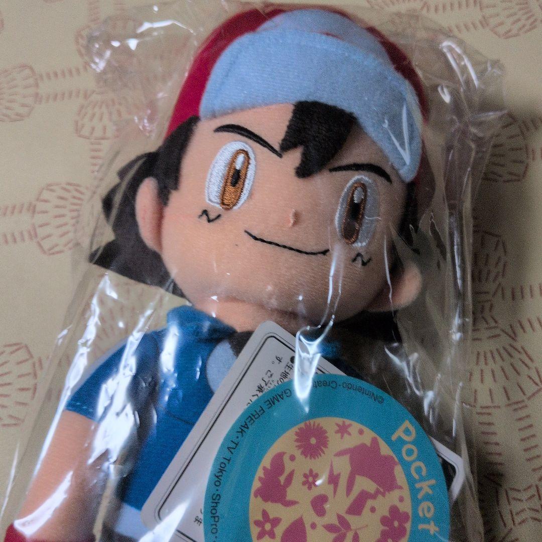 ポケットモンスター　サトシ　ぬいぐるみ　セキグチ　超希少　新品未使用　紙タグ付き