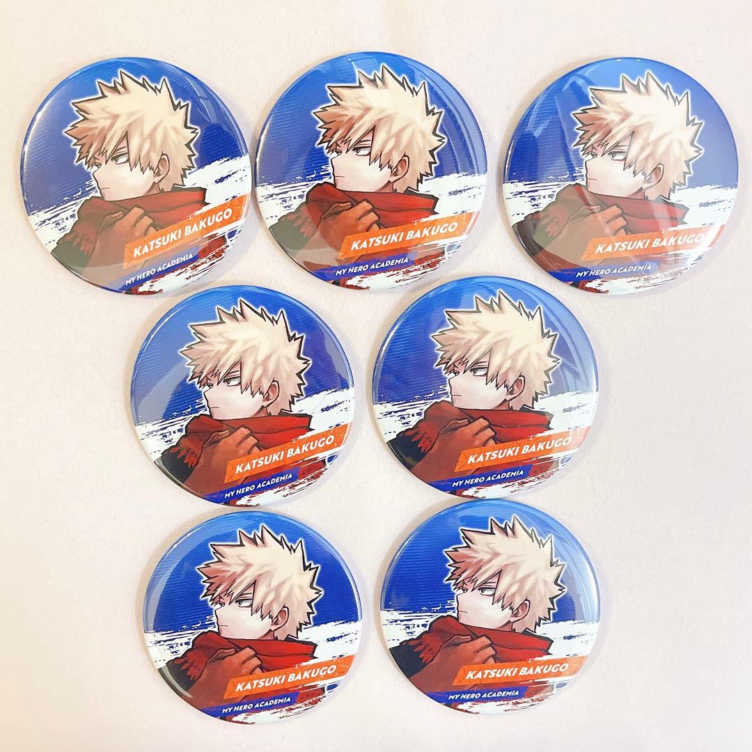 爆豪勝己 十傑缶バッジ 7個セット