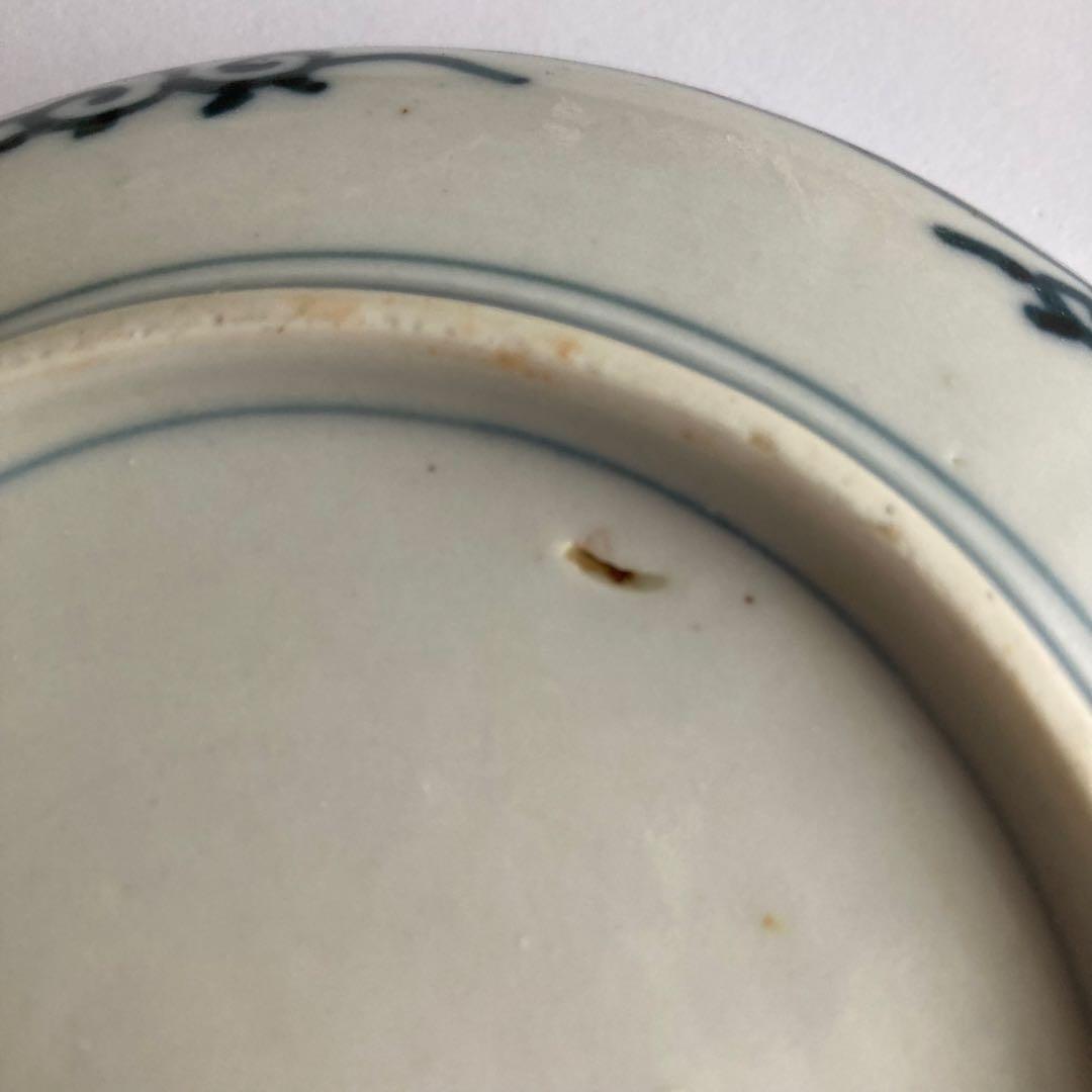 赤絵羊歯鹿皿　器　柿右衛門、九谷青窯や青郊窯、大聖寺伊万里、古伊万里や九谷焼好き