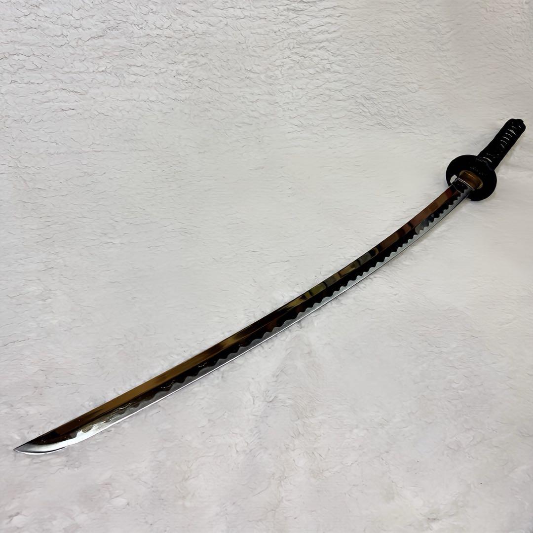 希少日本刀 黒い鞘 模造刀 アンティーク レトロ 昭和レトロ 鬼滅 日輪刀