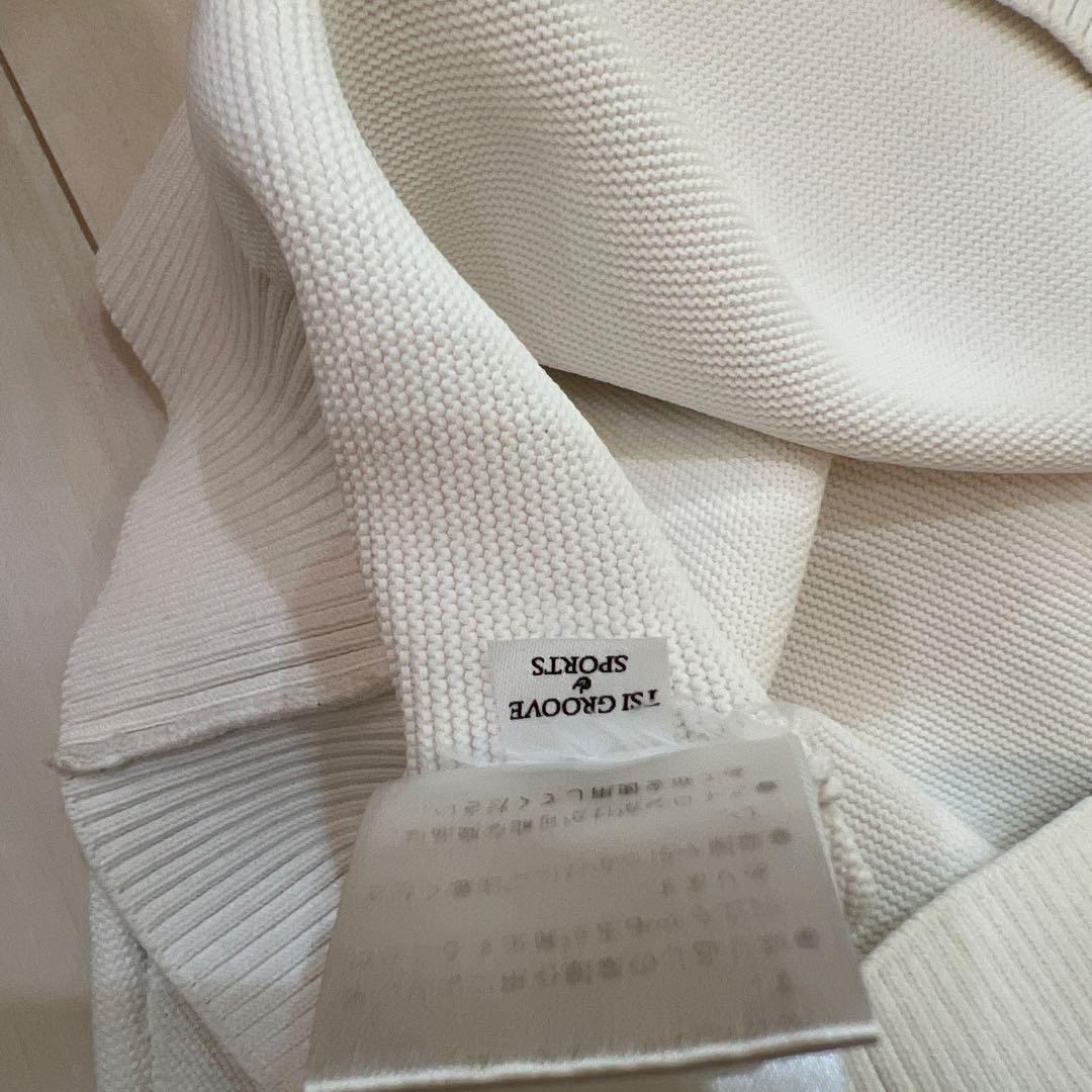 準新作　半額以下　パーリーゲイツ　ツアー仕様　ザックリニット　サイズ0