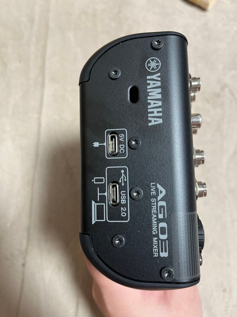 YAMAHA AG03 MK2ライブストリーミングミキサー
