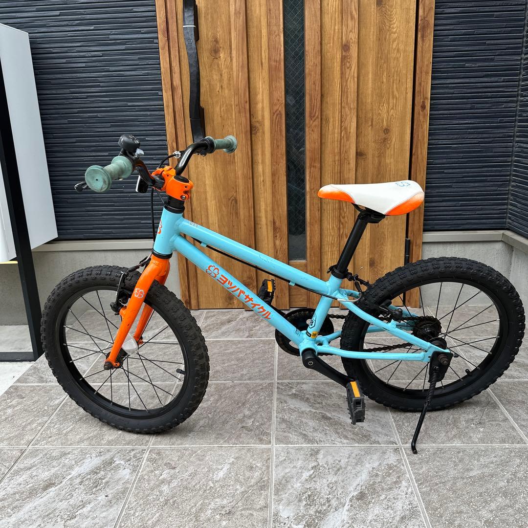 みつき　ヨツバサイクル　18インチ　ラムネブルー　直接手渡し希望