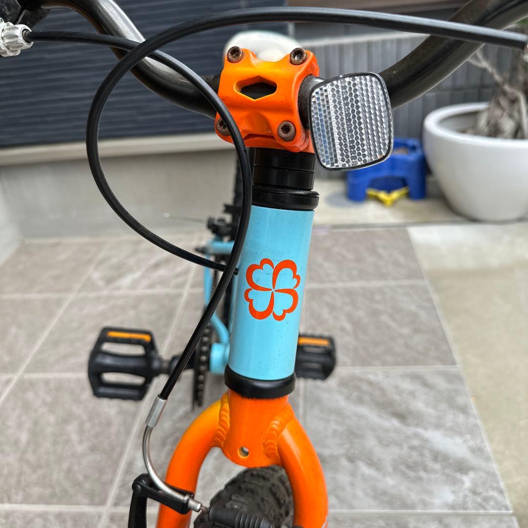 みつき　ヨツバサイクル　18インチ　ラムネブルー　直接手渡し希望