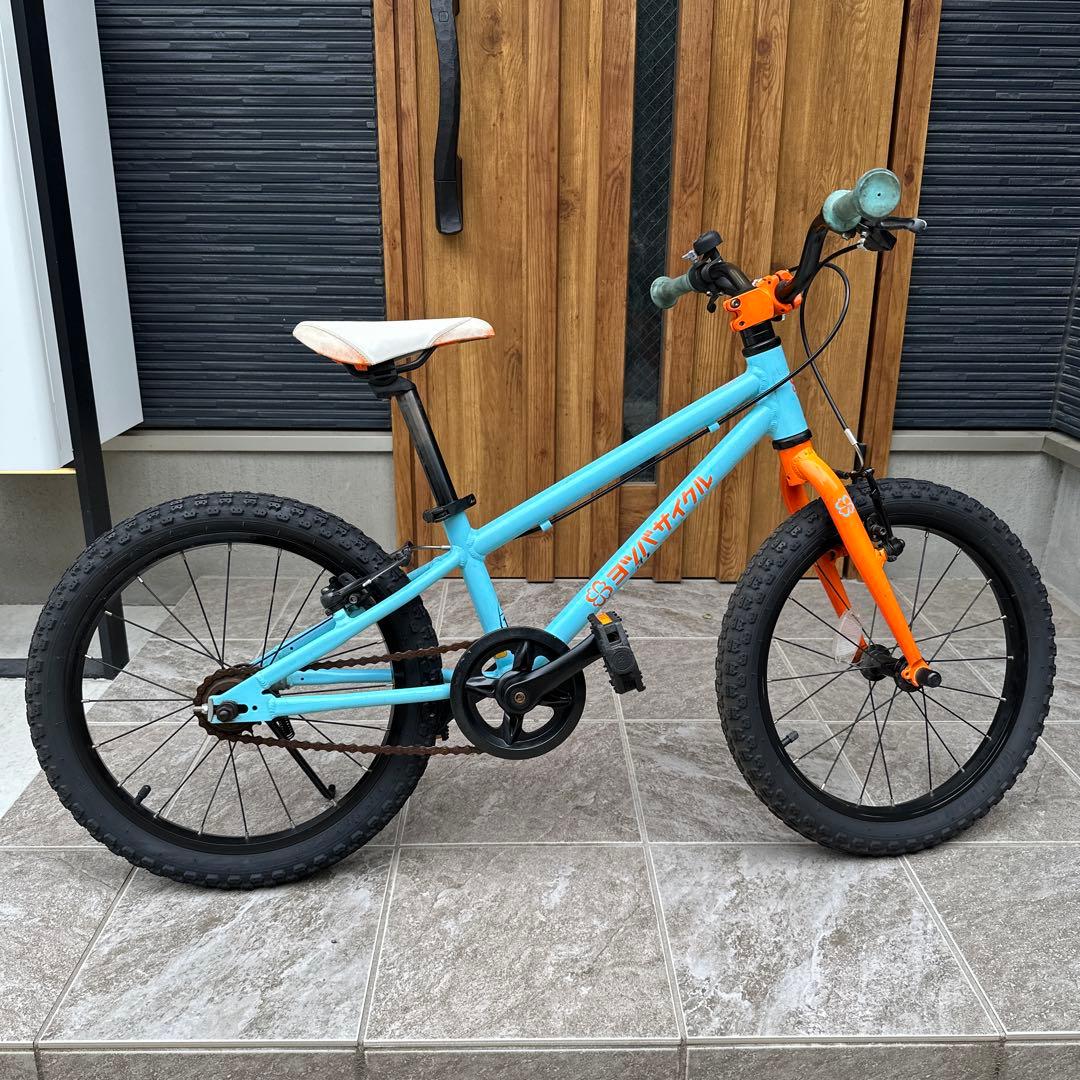 みつき　ヨツバサイクル　18インチ　ラムネブルー　直接手渡し希望