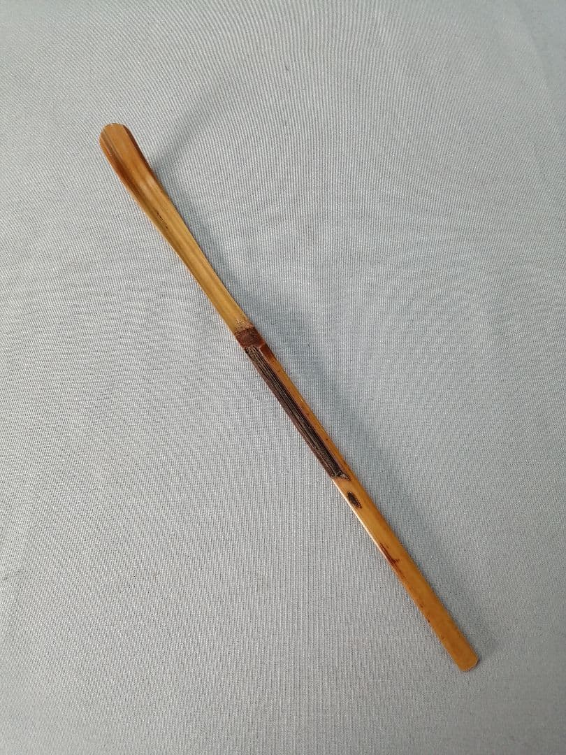 【茶道具】前大徳寺海蔵寺　方谷宗和箱書 茶杓『福寿』茶杓162